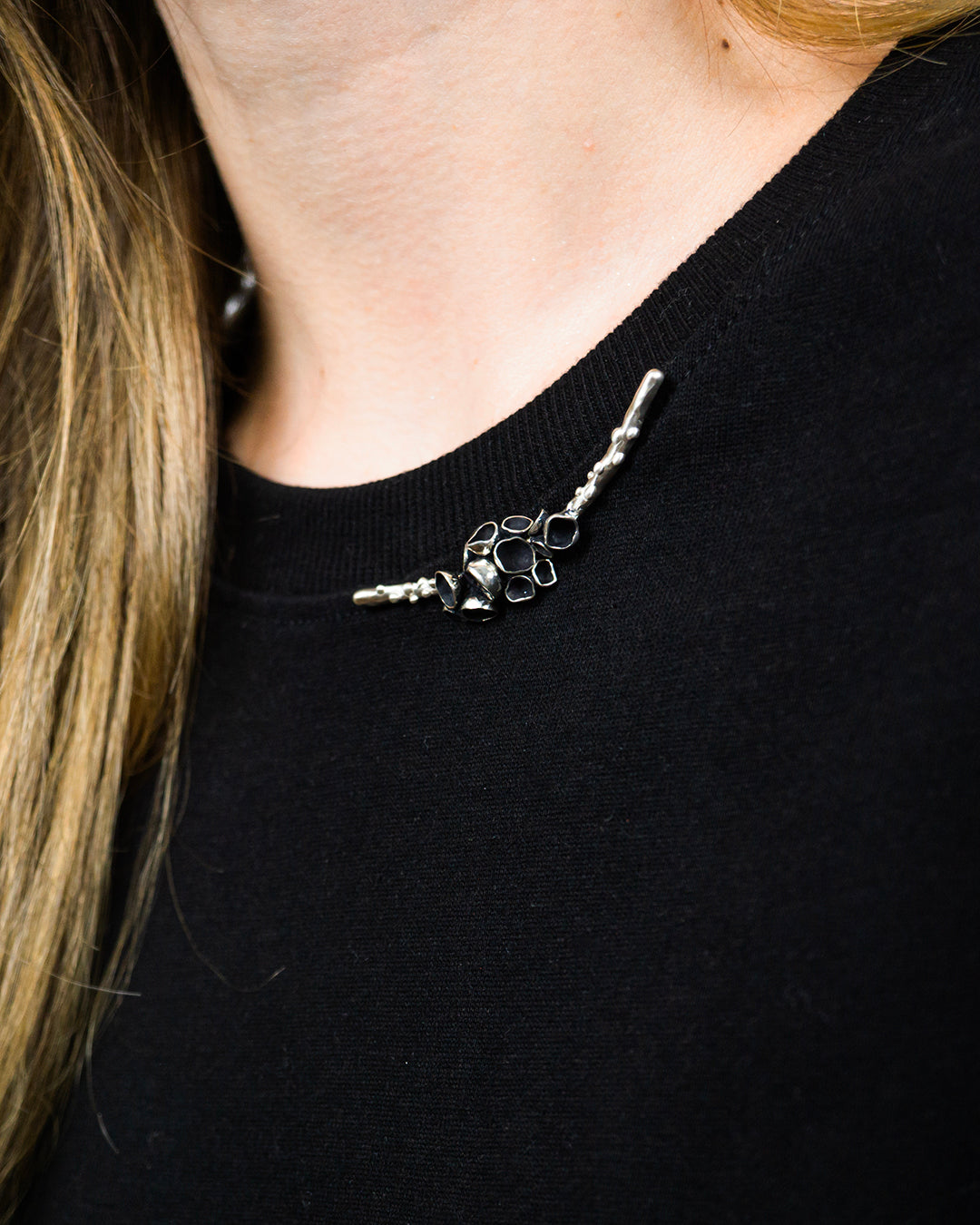 Pezizaceae Cluster Branch Brooch No. 1