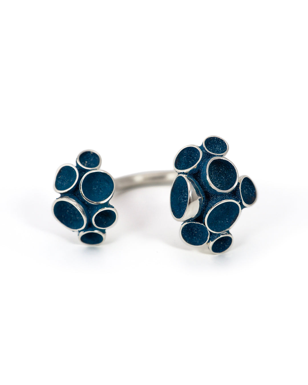 Pezizaceae Open Ring - Teal