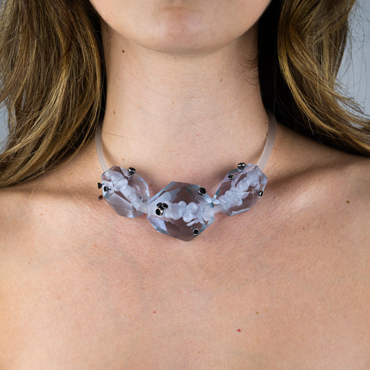 Symbiotic Facets - Pezizaceae Necklace