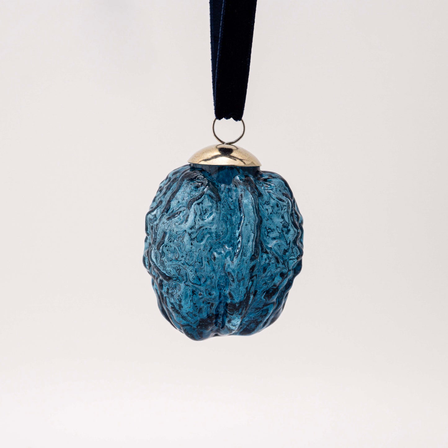 Walnut - Petrol Blue