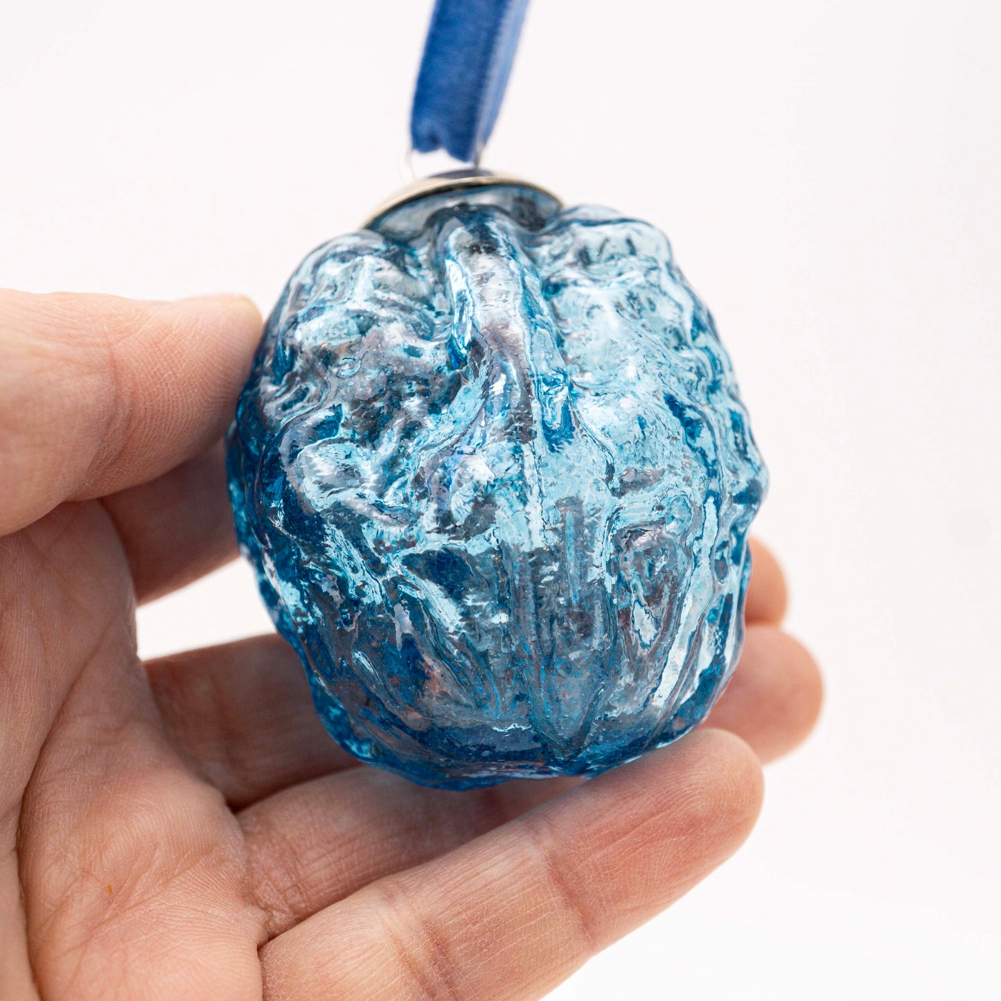 Walnut - Aquamarine Blue